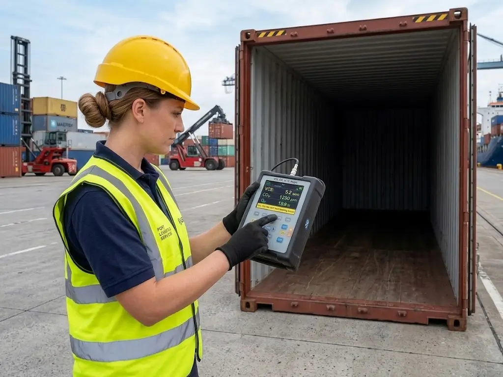 Gasmeting van Zeecontainers: Waarom Meten Belangrijk Is Voor het Openen van een Container